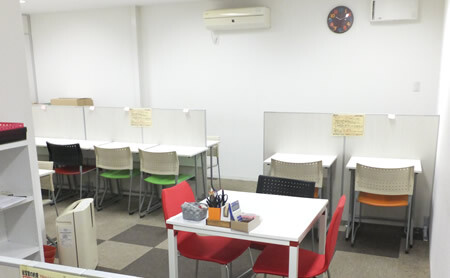 常設自習室完備